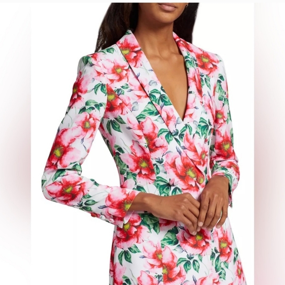 Alice + Olivia Latoya Floral Minidress size 10 - Picture 5 of 15